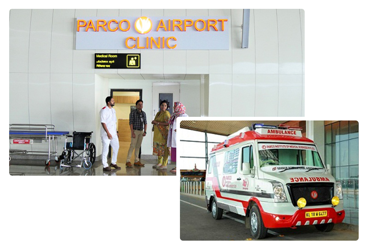 medical facility in kannur airport
